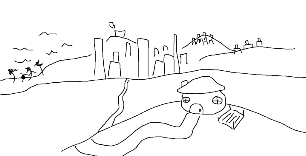 penny's home away from the city.